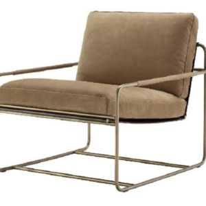 Riviera lounge chair front view hotel lobby italian manufactured
