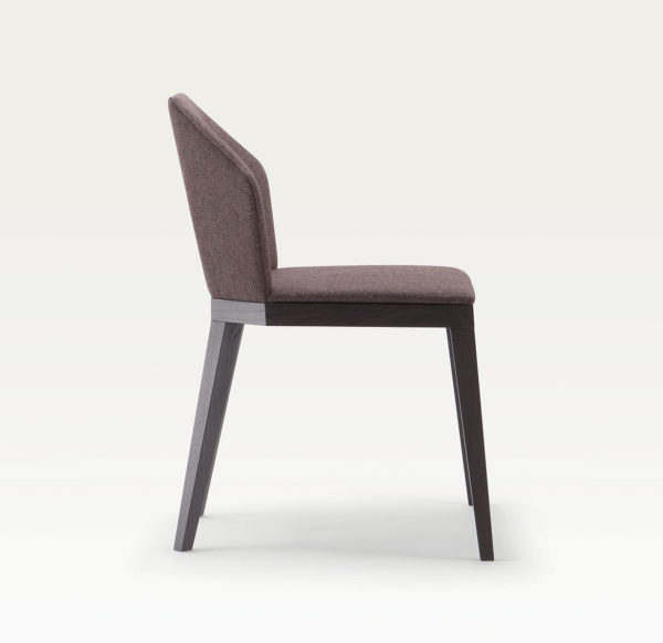 Contract furniture dining chair - Rock design, side view
