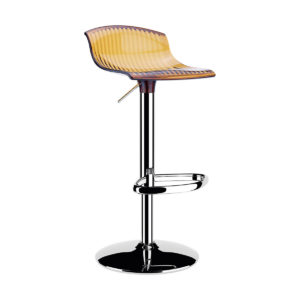 Contract furniture - adjustable barstool in amber